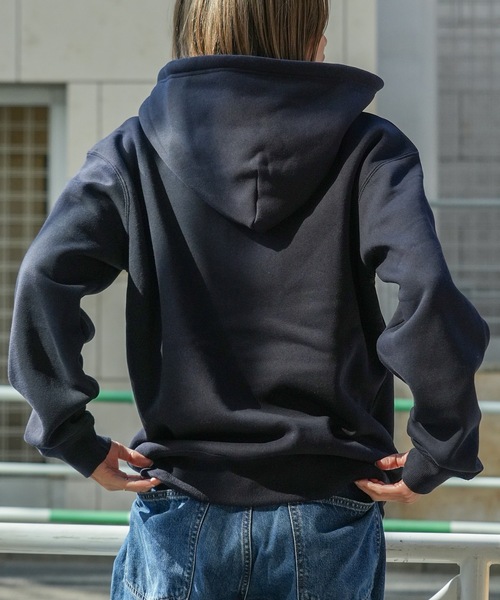 THRASHER(スラッシャー)の「CLASSIC WAPPEN ZIP HOODIE SWEAT PARKA/スラッシャー10oz(オンス)裏起毛ヘビーウェイトワッペンジップアップパーカー・フーディー(パーカー・メンズ・ホワイト/アッシュグレー/ブラック/ネイビー・X-LARGE/MEDIUM/LARGE)」の6枚目の写真