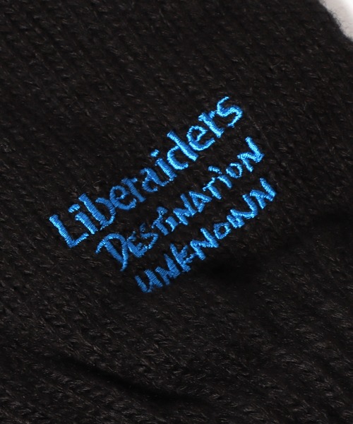 Liberaiders(リベレイダース)の「Liberaiders/リベレイダース LR OPEN-FINGERED GLOVE 手袋(手袋・メンズ・グレー/ブラック・ONE SIZE)」の4枚目の写真