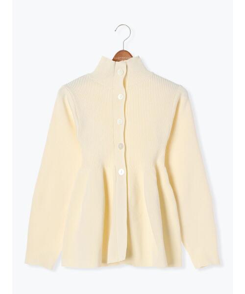 Lugnoncure(ルノンキュール)の「ペプラムニット前後2WAYカーディガン(カーディガン/ボレロ・レディース・オフホワイト/グレー/ブラック・F)」の18枚目の写真