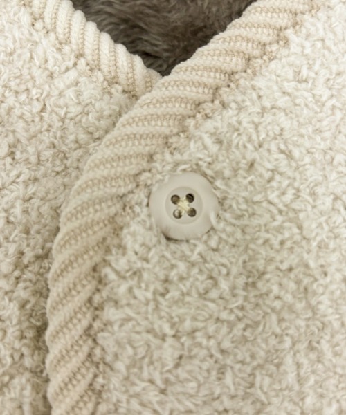 キッズ シャギーフリーズのパイピングボアベスト（ベスト）｜DAY