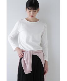 human woman | ◆オーガニック綿天竺長袖Ｔシャツ(Tシャツ/カットソー)