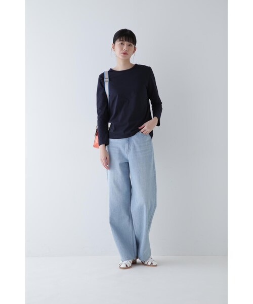 ◇オーガニック綿天竺長袖Tシャツ（Tシャツ/カットソー