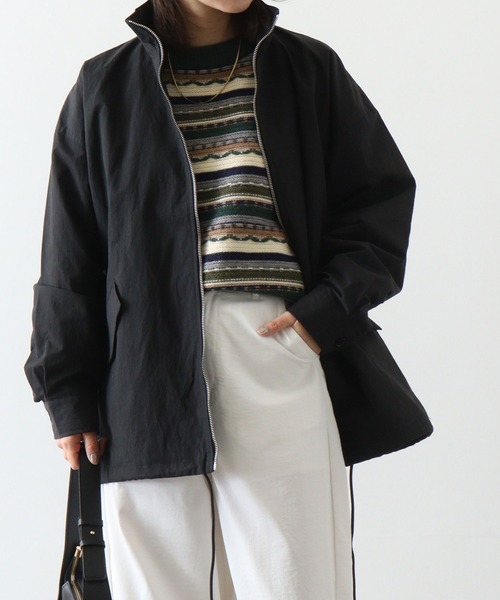 【セール】編み地切替 ルーズサイズ 3Dボーダーニット（ニット/セーター）｜FUNALIVE（ファンアライブ）