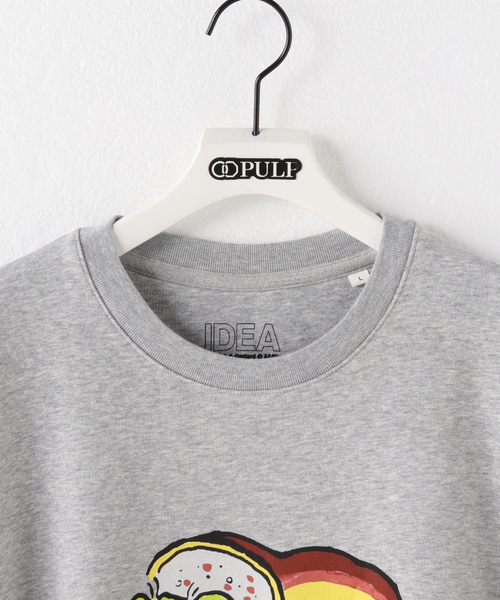 IDEA BOOKS（アイディアブックス）の「【IDEA BOOKS / アイディアブックス】CUSTARD BREAD SWEATSHIRT（スウェット・メンズ・グレー・MEDIUM/LARGE）」の3枚目の写真