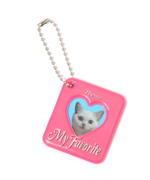 THENCE（デンス）の「THENCE／スクエアフォトフレームキーホルダー/デンス/韓国雑貨/2100591（ステーショナリー・レディース・インディゴブルー/ピンク・0）」の10枚目の写真