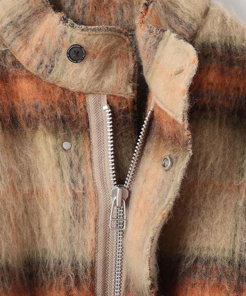 FACCIES（ファチーズ）の「＜FACCIES＞ シャギー チェック ブルゾン（ブルゾン・メンズ・ベージュ・FREE）」の9枚目の写真