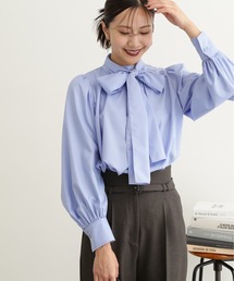 N.（N. Natural Beauty Basic） | ◆リボンタイ付ボリュームブラウス(Tシャツ/カットソー)
