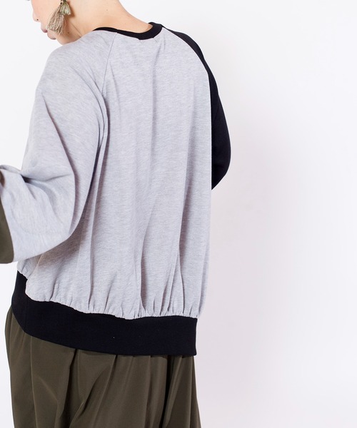 OSMOSIS(オズモーシス)の「配色切替ワンピース(ワンピース・レディース・ブラック/ライトグレー・ONE SIZE)」の10枚目の写真