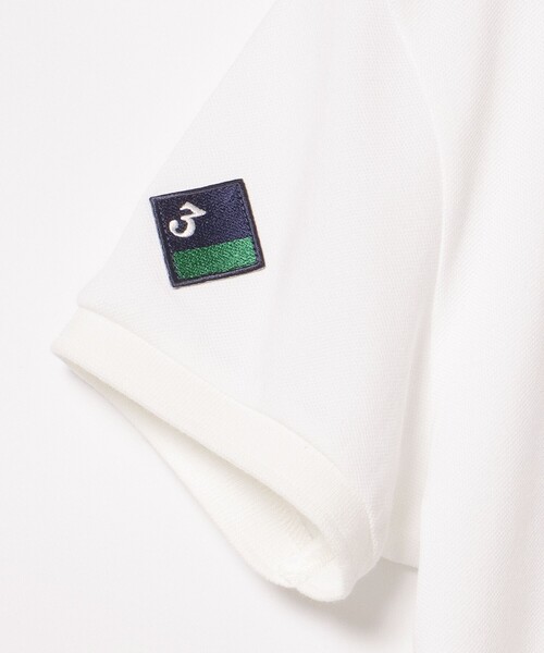 BEAMS GOLF(ビームスゴルフ)の「〈WOMEN〉 PURPLE LABEL / スフィダンテ ベア鹿の子 ボタンダウンポロシャツ(ポロシャツ・レディース・ネイビー/ホワイト・SMALL/MEDIUM/LARGE)」の19枚目の写真