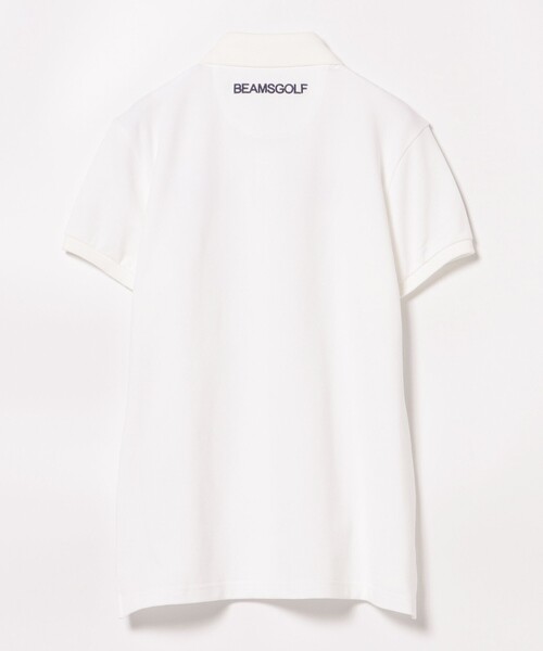 BEAMS GOLF(ビームスゴルフ)の「〈WOMEN〉 PURPLE LABEL / スフィダンテ ベア鹿の子 ボタンダウンポロシャツ(ポロシャツ・レディース・ネイビー/ホワイト・SMALL/MEDIUM/LARGE)」の21枚目の写真