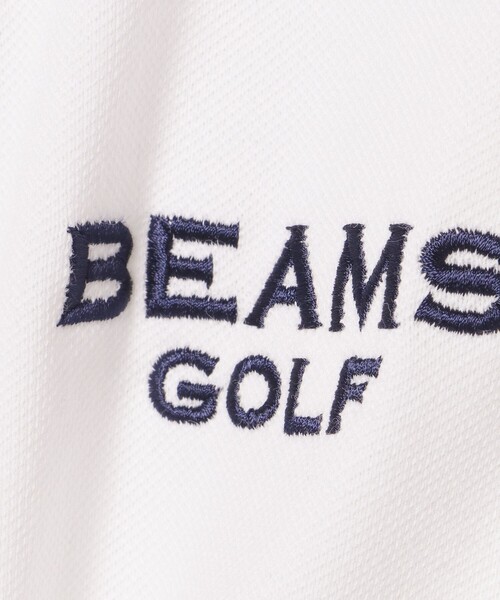 BEAMS GOLF(ビームスゴルフ)の「〈WOMEN〉 PURPLE LABEL / スフィダンテ ベア鹿の子 ボタンダウンポロシャツ(ポロシャツ・レディース・ネイビー/ホワイト・SMALL/MEDIUM/LARGE)」の22枚目の写真