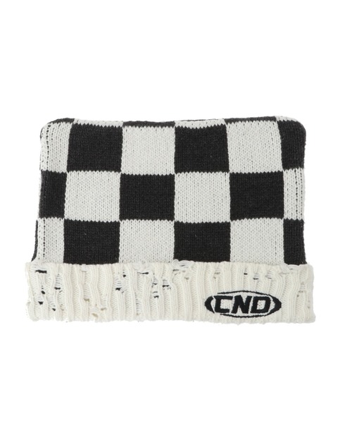 Candy Stripper（キャンディストリッパー）の「CHECKER SQUARE ビーニー（ニットキャップ/ビーニー・レディース・ブルー/ライム/ブラック・FREE）」の12枚目の写真