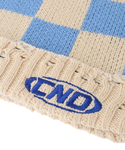 Candy Stripper（キャンディストリッパー）の「CHECKER SQUARE ビーニー（ニットキャップ/ビーニー・レディース・ブルー/ライム/ブラック・FREE）」の16枚目の写真