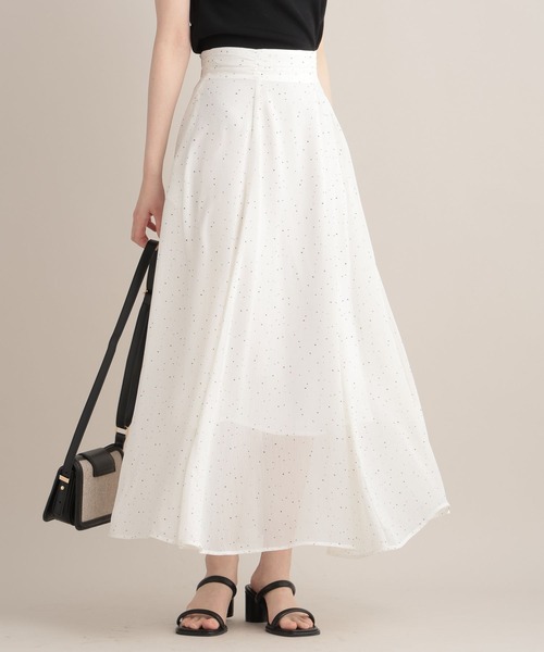 Andemiu(アンデミュウ)の「【25ss最終入荷/WEB限定】アソートガラエアリースカート103208(スカート・レディース・ベージュ/ホワイト系その他/ブラック系その他2/ブラウン系その他/ブラック系その他/グレー/ブラック系その他3/ブラック系その他5/ブラック系4/オレンジ系その他3/ホワイト系その他6/ホワイト系その他7/グリーン系7/ホワイト系その他3/ホワイト系4/ライトベージュ/グリーン/ブラウン/ブラック系その他6/ブルー系その他/チャコールグレー/ブラック系/ブルー系1/ホワイト系1/ブラック系9/ミント/Black/グレー系その他7/ネイビー系8/ブラック/ネイビー系6/ブラウン系その他6/ブルー系その他5/パープル系その他6/ブラウン系その他4/ホワイト/ブラック×ベージュ・FREE/フリー)」の8枚目の写真