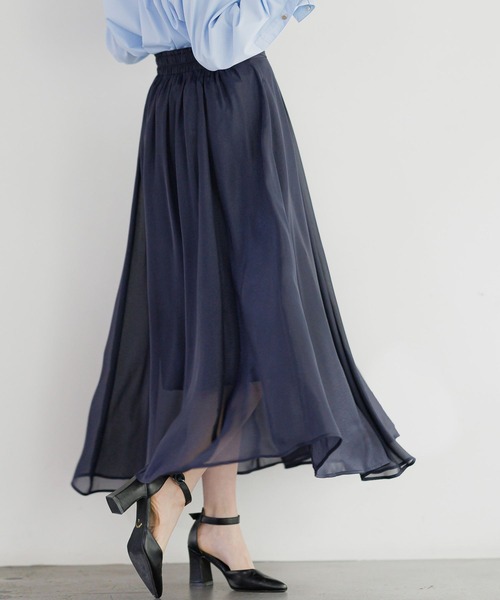 【25ss新作/WEB限定】アソートガラエアリースカート 103208（スカート）｜Andemiu（アンデミュウ）
