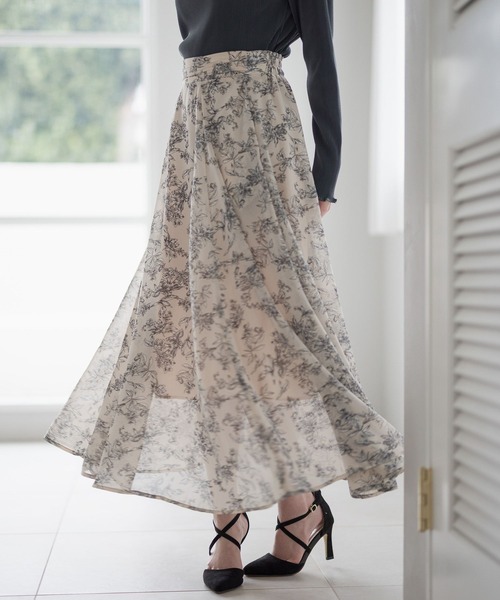 Andemiu(アンデミュウ)の「【25ss最終入荷/WEB限定】アソートガラエアリースカート103208(スカート・レディース・ベージュ/ホワイト系その他/ブラック系その他2/ブラウン系その他/ブラック系その他/グレー/ブラック系その他3/ブラック系その他5/ブラック系4/オレンジ系その他3/ホワイト系その他6/ホワイト系その他7/グリーン系7/ホワイト系その他3/ホワイト系4/ライトベージュ/グリーン/ブラウン/ブラック系その他6/ブルー系その他/チャコールグレー/ブラック系/ブルー系1/ホワイト系1/ブラック系9/ミント/Black/グレー系その他7/ネイビー系8/ブラック/ネイビー系6/ブラウン系その他6/ブルー系その他5/パープル系その他6/ブラウン系その他4/ホワイト/ブラック×ベージュ・FREE/フリー)」の3枚目の写真