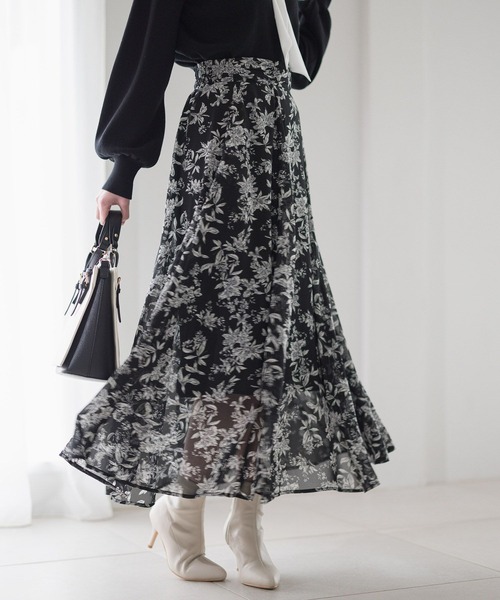 Andemiu(アンデミュウ)の「【25ss最終入荷/WEB限定】アソートガラエアリースカート103208(スカート・レディース・ベージュ/ホワイト系その他/ブラック系その他2/ブラウン系その他/ブラック系その他/グレー/ブラック系その他3/ブラック系その他5/ブラック系4/オレンジ系その他3/ホワイト系その他6/ホワイト系その他7/グリーン系7/ホワイト系その他3/ホワイト系4/ライトベージュ/グリーン/ブラウン/ブラック系その他6/ブルー系その他/チャコールグレー/ブラック系/ブルー系1/ホワイト系1/ブラック系9/ミント/Black/グレー系その他7/ネイビー系8/ブラック/ネイビー系6/ブラウン系その他6/ブルー系その他5/パープル系その他6/ブラウン系その他4/ホワイト/ブラック×ベージュ・FREE/フリー)」の10枚目の写真