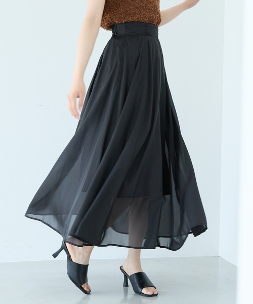 Andemiu(アンデミュウ)の「【25ss最終入荷/WEB限定】アソートガラエアリースカート103208(スカート・レディース・ベージュ/ホワイト系その他/ブラック系その他2/ブラウン系その他/ブラック系その他/グレー/ブラック系その他3/ブラック系その他5/ブラック系4/オレンジ系その他3/ホワイト系その他6/ホワイト系その他7/グリーン系7/ホワイト系その他3/ホワイト系4/ライトベージュ/グリーン/ブラウン/ブラック系その他6/ブルー系その他/チャコールグレー/ブラック系/ブルー系1/ホワイト系1/ブラック系9/ミント/Black/グレー系その他7/ネイビー系8/ブラック/ネイビー系6/ブラウン系その他6/ブルー系その他5/パープル系その他6/ブラウン系その他4/ホワイト/ブラック×ベージュ・FREE/フリー)」の9枚目の写真