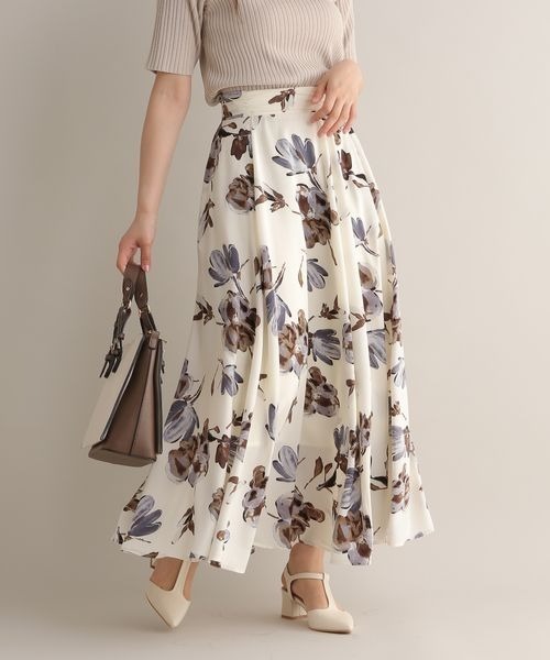 【25ss新作/WEB限定】アソートガラエアリースカート 103208（スカート）｜Andemiu（アンデミュウ）