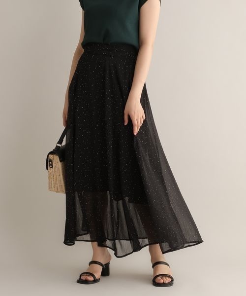 【25ss新作/WEB限定】アソートガラエアリースカート 103208（スカート）｜Andemiu（アンデミュウ）