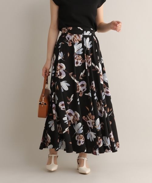 【25ss新作/WEB限定】アソートガラエアリースカート 103208（スカート）｜Andemiu（アンデミュウ）