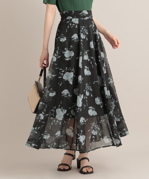 【25ss新作/WEB限定】アソートガラエアリースカート 103208（スカート）｜Andemiu（アンデミュウ）