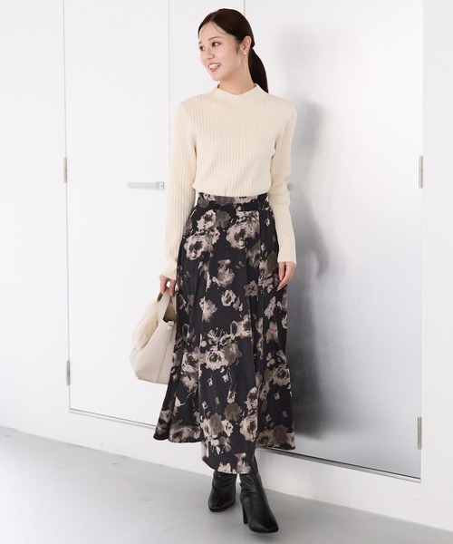 【25ss新作/WEB限定】アソートガラエアリースカート 103208（スカート）｜Andemiu（アンデミュウ）