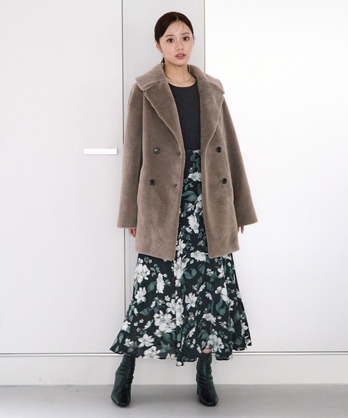 【25ss新作/WEB限定】アソートガラエアリースカート 103208（スカート）｜Andemiu（アンデミュウ）