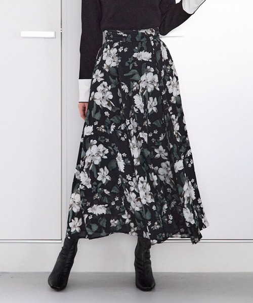 【25ss新作/WEB限定】アソートガラエアリースカート 103208（スカート）｜Andemiu（アンデミュウ）