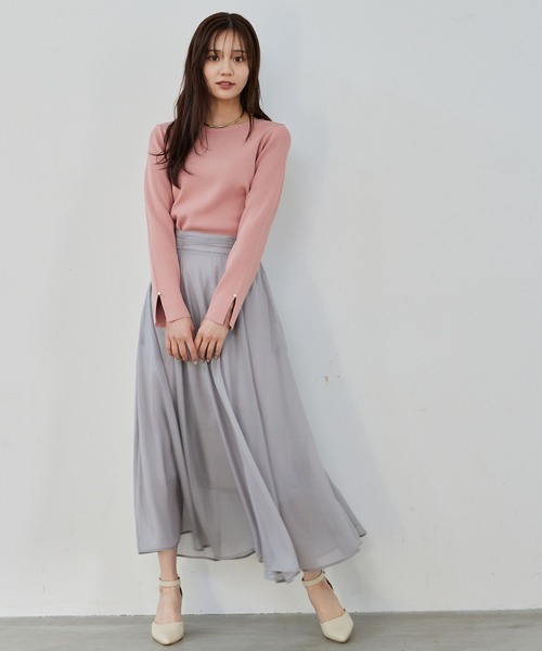【25ss新作/WEB限定】アソートガラエアリースカート 103208（スカート）｜Andemiu（アンデミュウ）