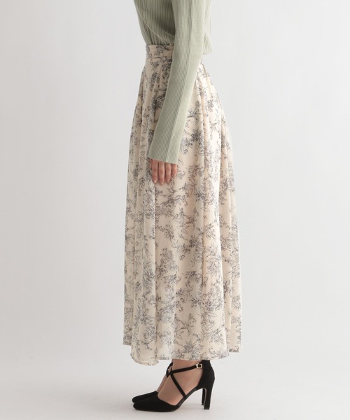 【25ss新作/WEB限定】アソートガラエアリースカート 103208（スカート）｜Andemiu（アンデミュウ）