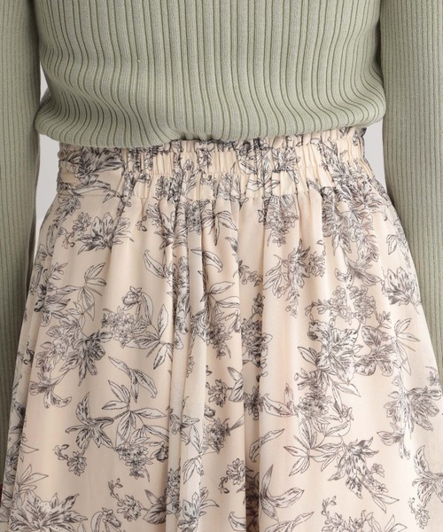 【25ss新作/WEB限定】アソートガラエアリースカート 103208（スカート）｜Andemiu（アンデミュウ）