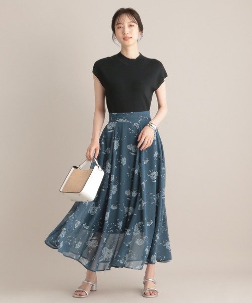 【25ss新作/WEB限定】アソートガラエアリースカート 103208（スカート）｜Andemiu（アンデミュウ）