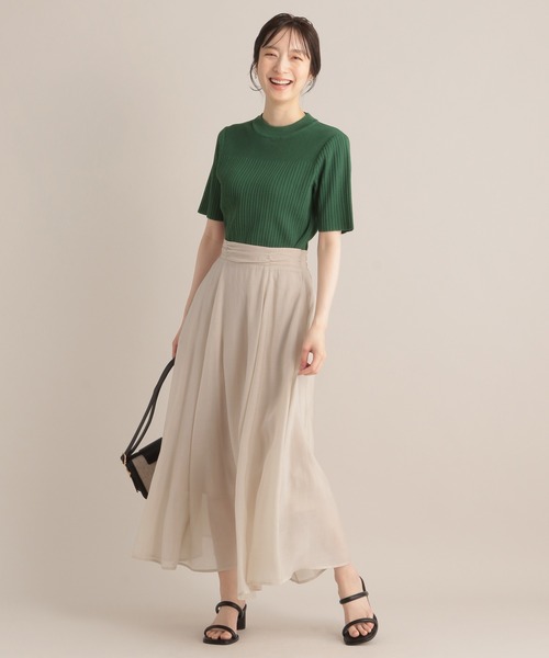 【25ss新作/WEB限定】アソートガラエアリースカート 103208（スカート）｜Andemiu（アンデミュウ）