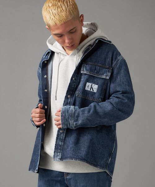   カルバンクライン　パーカー CalvinKlein/カルバンクライン/パーカー - ヘビーコットンロゴ