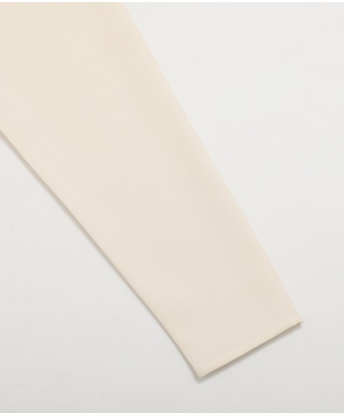 Fit more(フィットモア)の「ショルダーパールフリルペプラムトップス(Tシャツ/カットソー・レディース・Cream/ブラック/ピンク/ネイビー・FREE)」の20枚目の写真
