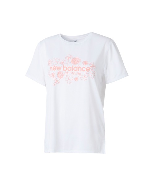 NEW BALANCE（ニューバランス）の「スペシャルエディションプリントショートスリーブTシャツ（Tシャツ/カットソー・レディース・ホワイト/ブラック/ライトブルー/ライトピンク・SMALL/MEDIUM/LARGE/X-LARGE）」の6枚目の写真