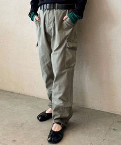 セール】バックサテン ミリタリーパンツ（カーゴパンツ）｜JOURNAL