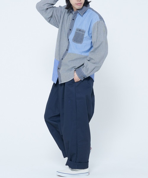 CORISCO（コリスコ）の「シャンブレー・ヒッコリー切替シャツ(M1)（シャツ/ブラウス・メンズ・その他1/その他2・LARGE/X-LARGE/MEDIUM）」の21枚目の写真