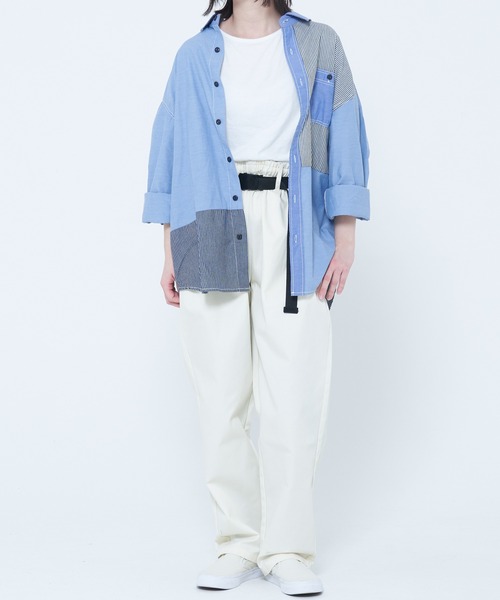 CORISCO（コリスコ）の「シャンブレー・ヒッコリー切替シャツ(M1)（シャツ/ブラウス・メンズ・その他1/その他2・LARGE/X-LARGE/MEDIUM）」の16枚目の写真