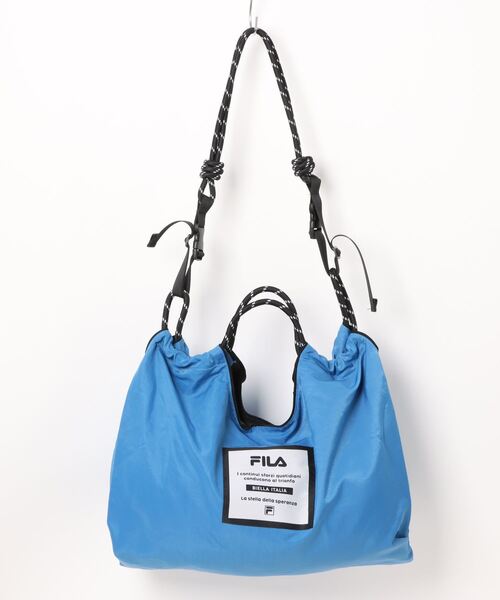 FILA(フィラ)の「【FILA】パラコードハンドル トートバッグ(トートバッグ・メンズ・ブルー/ブラック/オレンジ/イエロー・FREE)」の3枚目の写真