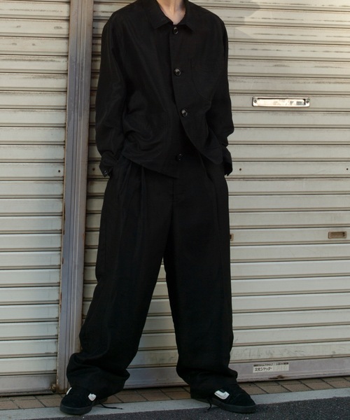 TROVE（トローヴ）の「TROVE 2024SS / 1950 TROUSERS（スラックス・メンズ・ブラック/アイボリー・3/2）」の2枚目の写真