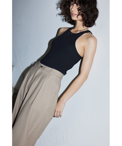 ENCIRCLE(エンサークル)の「【ENCIRCLE/エンサークル】Yin Yang tank top/インヨウタンクトップ(タンクトップ・レディース・ホワイト/ブラック・FREE)」の3枚目の写真