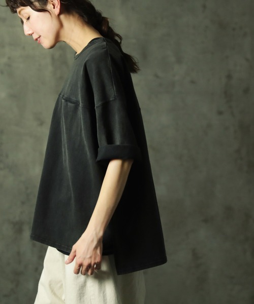 soulberry(ソウルベリー)の「しいて言うなら、Tシャツ。(Tシャツ/カットソー・レディース・スミクロ・4L/3L/LL/L/M)」の3枚目の写真