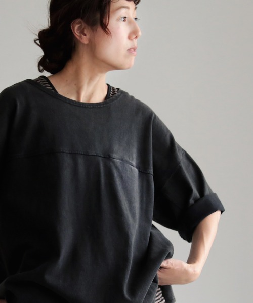 soulberry(ソウルベリー)の「しいて言うなら、Tシャツ。(Tシャツ/カットソー・レディース・スミクロ・4L/3L/LL/L/M)」の4枚目の写真