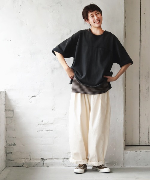 soulberry(ソウルベリー)の「しいて言うなら、Tシャツ。(Tシャツ/カットソー・レディース・スミクロ・4L/3L/LL/L/M)」の5枚目の写真
