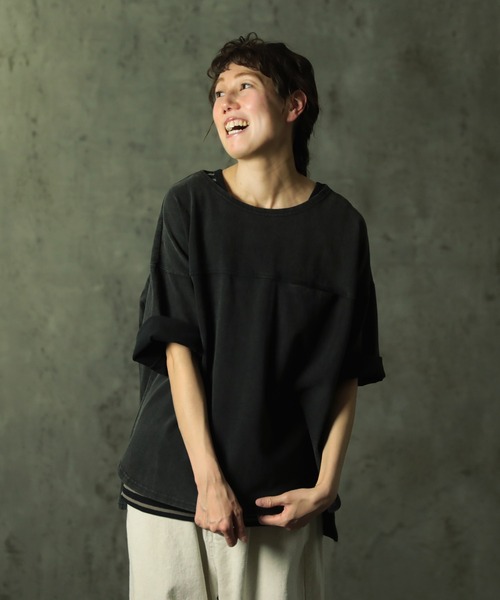 soulberry(ソウルベリー)の「しいて言うなら、Tシャツ。(Tシャツ/カットソー・レディース・スミクロ・4L/3L/LL/L/M)」の13枚目の写真
