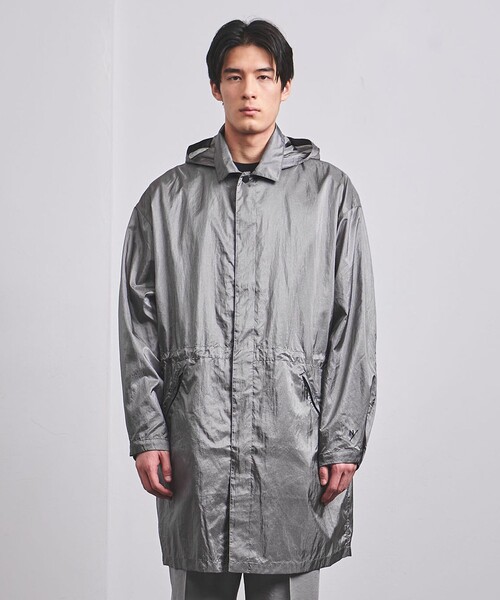 UNITED ARROWS（ユナイテッドアローズ）の「【別注】＜NEUTRALWORKS.＞ パッカブル フーデッドコート（その他アウター・メンズ・グレー/ブラック・M/L）」の22枚目の写真