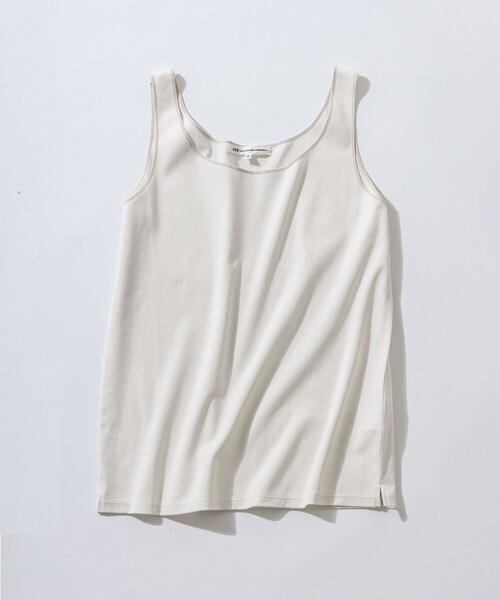 23区 L(ニジュウサンクオオキイサイズ)の「【洗える】ヘルシーインナー タンクトップ(Tシャツ/カットソー・レディース・ホワイト系/ライトグレー系/ブラック系・44/46/48)」の3枚目の写真
