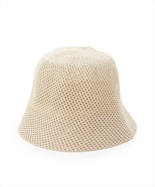 WILLSELECTION（ウィルセレクション）の「メッシュバケットハット（キャスケット・レディース・ベージュ/キャメル・FREE）」の3枚目の写真
